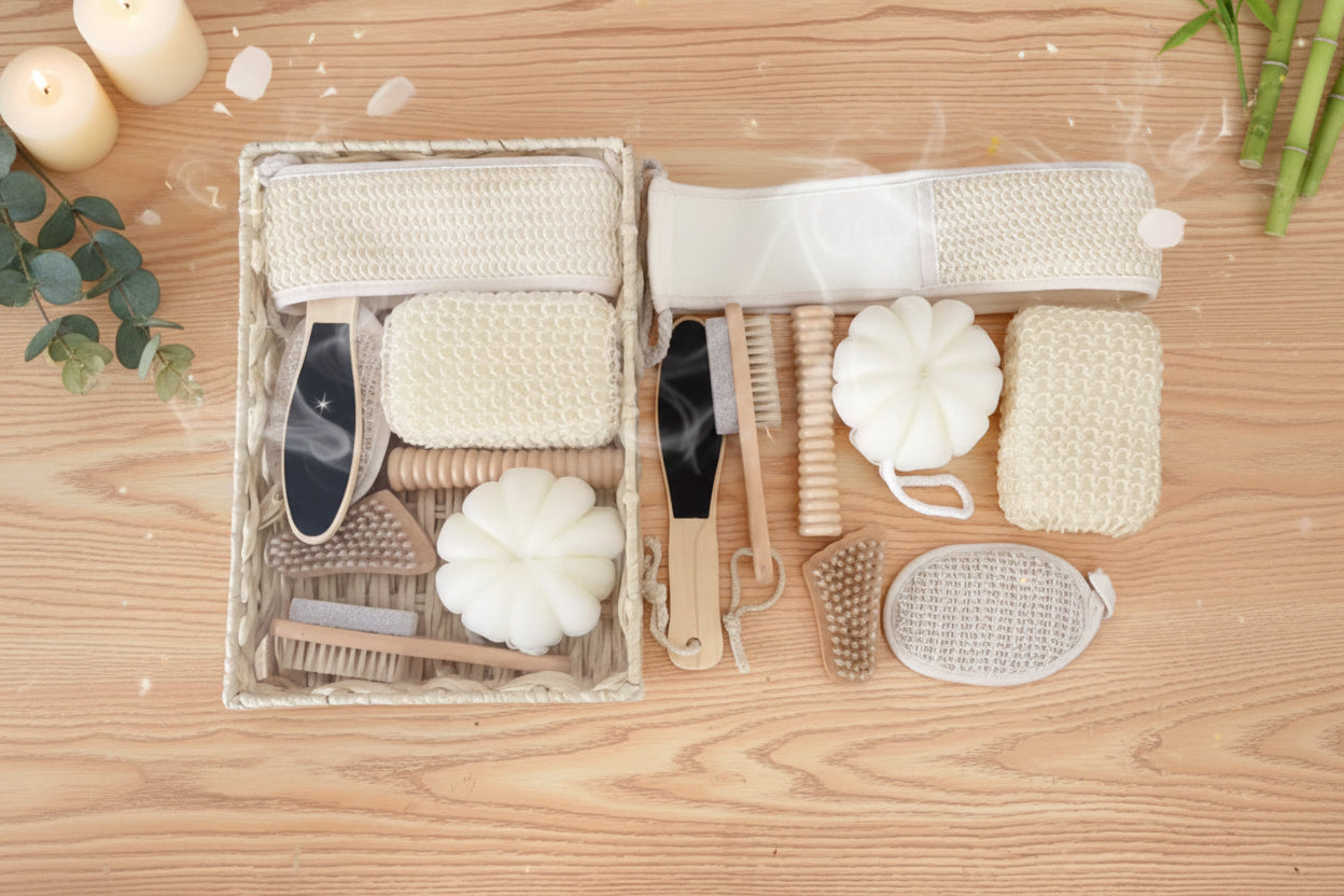 Vegan Bathing Tools Sets $25.00