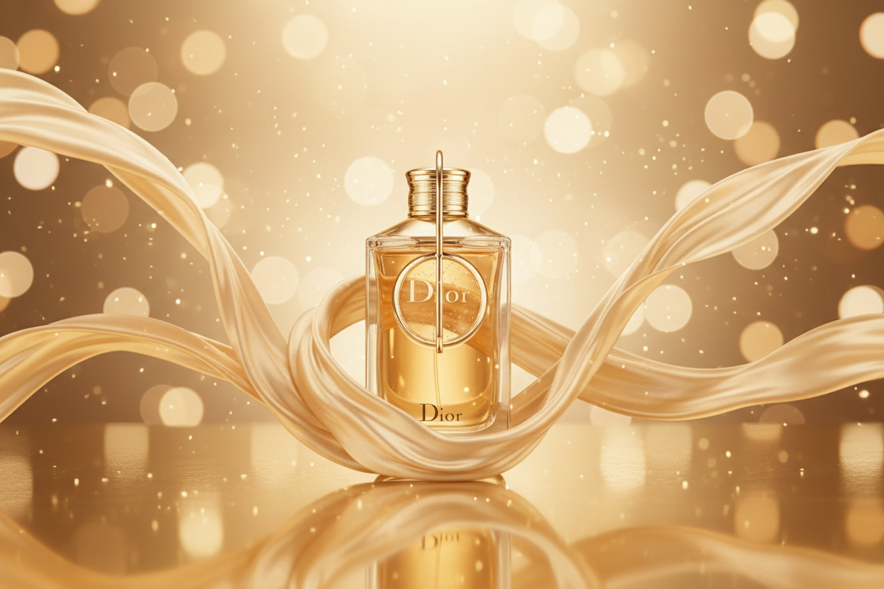 dior j'adore image with background and animation